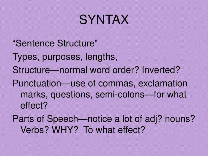 Syntax teacherspayteachers