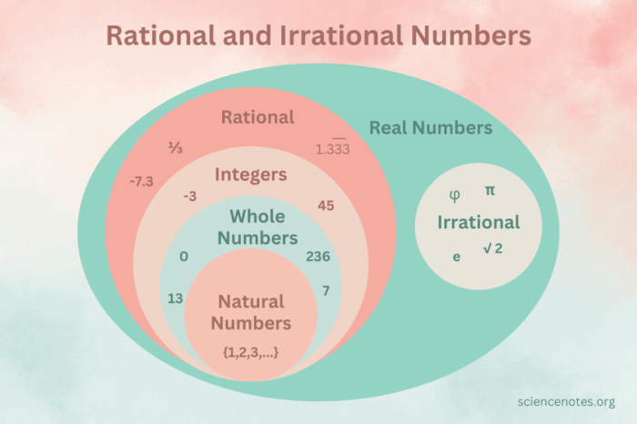 Any rational or irrational number crossword