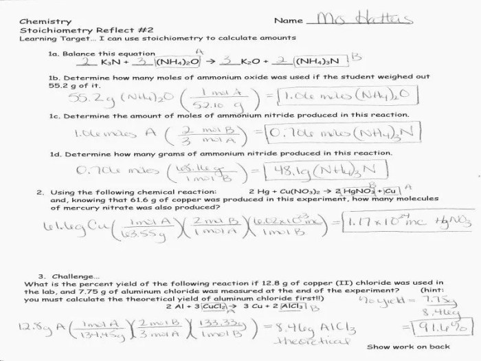 Limiting reactants gizmo answer key