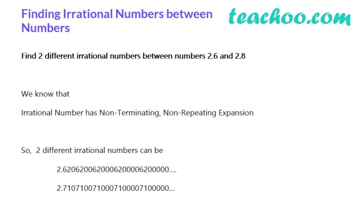 Irrational rational examples math venn integer explained classify mathwarehouse irracional applying ratios proportionality irracionales racionales numeros 8th mathsisfun quizizz mathematics