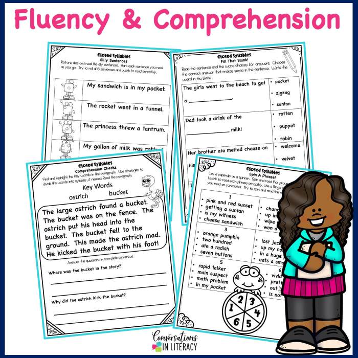 Multisyllabic words with closed syllables