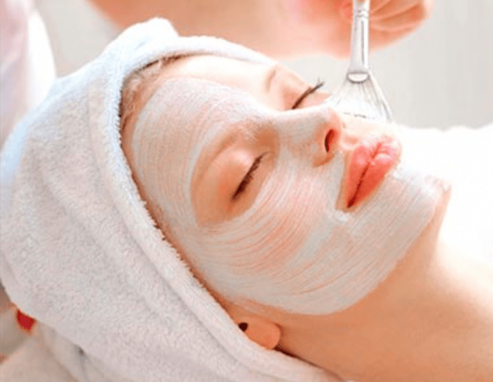 When performing an enzyme peel an esthetician should look for